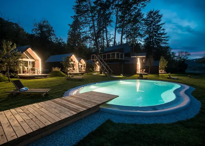 Luxury glamping Chocolate village
